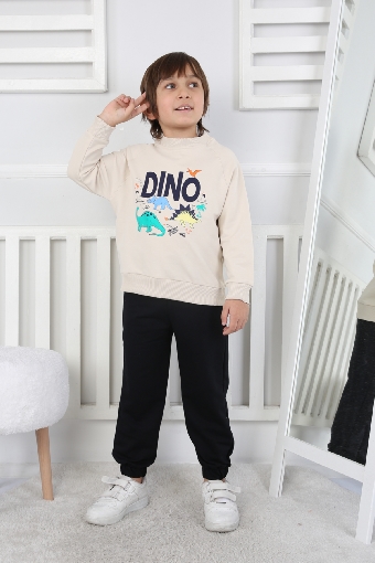 REGLAN KOLLU İKİ İP BEBE TAKIM 241424 - KREM