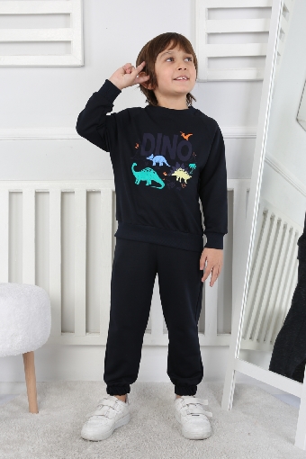 REGLAN KOLLU İKİ İP BEBE TAKIM 241424 - LACİVERT