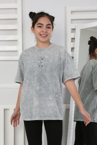YIKAMALI TSHIRT 251007 - GRİ