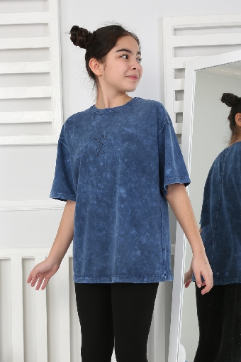 YIKAMALI TSHIRT 251007 - LACİVERT