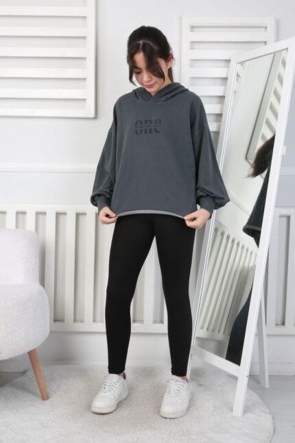 241419 YIKAMALI GARSON SWEAT - FÜME