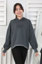 241419 YIKAMALI GARSON SWEAT - FÜME