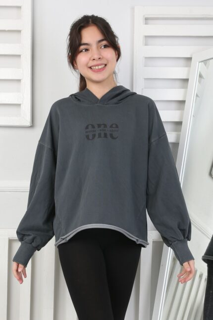 241419 YIKAMALI GARSON SWEAT - FÜME