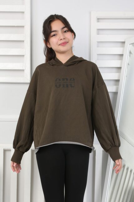 241419 YIKAMALI GARSON SWEAT - KAHVE