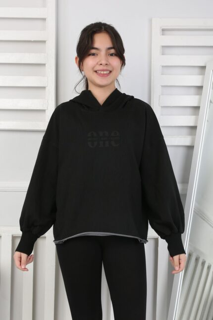 241419 YIKAMALI GARSON SWEAT - SİYAH