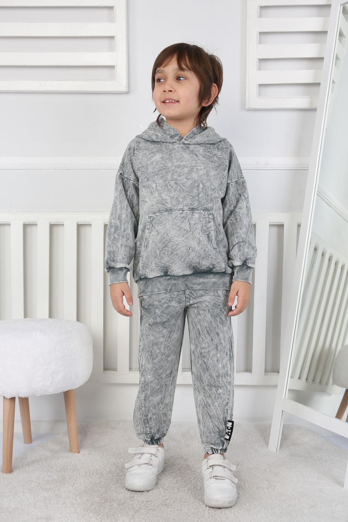 BEBE İKİ İP YIKAMALI TAKIM 241421 – FÜME