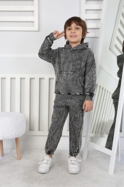 BEBE İKİ İP YIKAMALI TAKIM 241421 - SİYAH