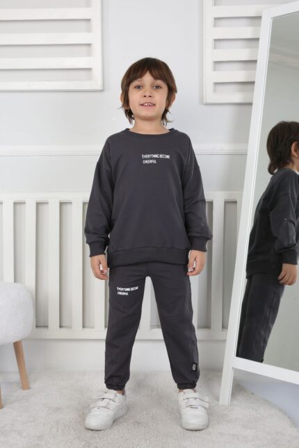 BEBE İKİ İPLİK TAKIM 241416 - FÜME