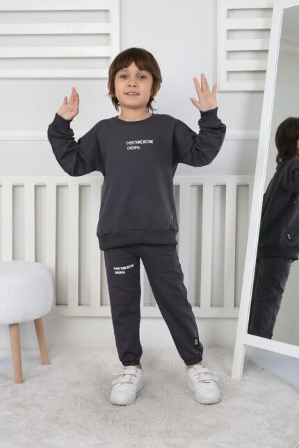 BEBE İKİ İPLİK TAKIM 241416 - FÜME