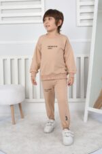 BEBE İKİ İPLİK TAKIM 241416 - KAHVE