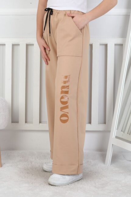 GARSON İKİ İP PANTALON - BEJ