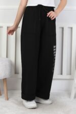 GARSON İKİ İP PANTALON - SİYAH