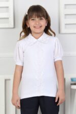 GARSON KISA KOL OKUL - BEYAZ