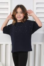 GARSON KOMPAK TAŞLI TSHIRT - LACİVERT
