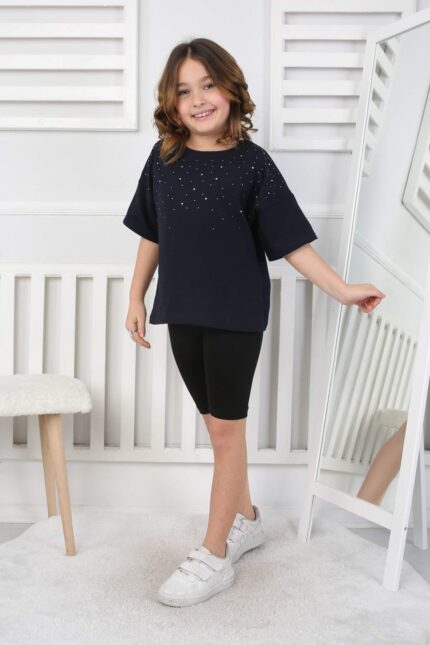 GARSON KOMPAK TAŞLI TSHIRT - LACİVERT