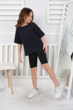GARSON KOMPAK TAŞLI TSHIRT - LACİVERT