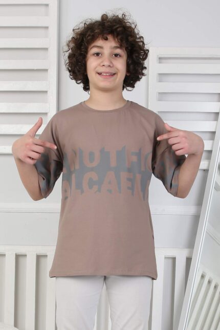 GARSON KOMPAK  TSHIRT - KAHVE