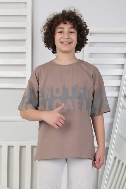 GARSON KOMPAK  TSHIRT - KAHVE