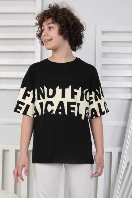 GARSON KOMPAK  TSHIRT - SİYAH
