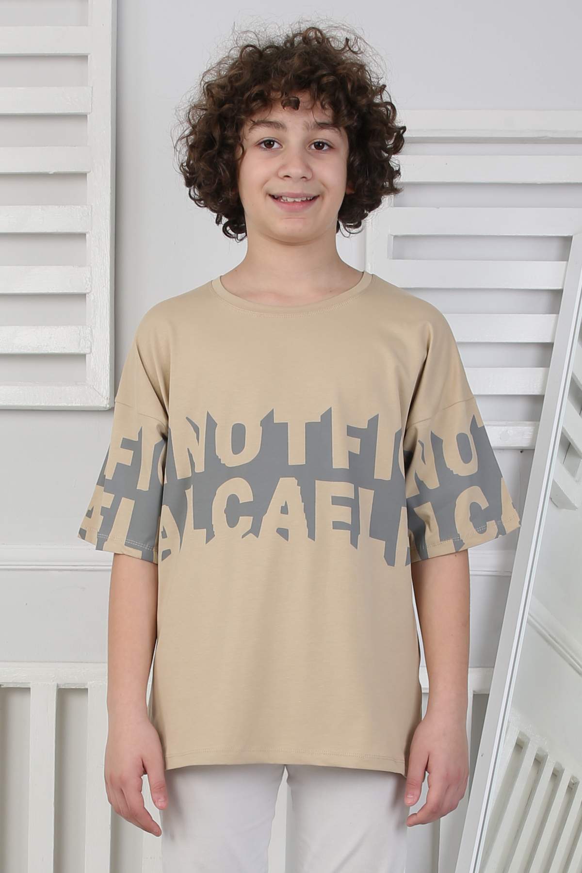 GARSON KOMPAK  TSHIRT – BEJ