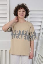 GARSON KOMPAK  TSHIRT - BEJ