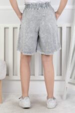 GARSON KOMPAK YIKAMALI SHORT - GRİ