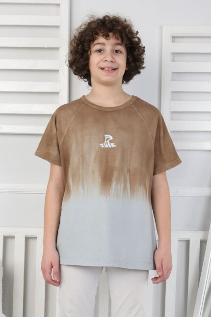 GARSON KOMPAK YIKAMALI TSHIRT - BEJ