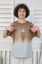 GARSON KOMPAK YIKAMALI TSHIRT - BEJ
