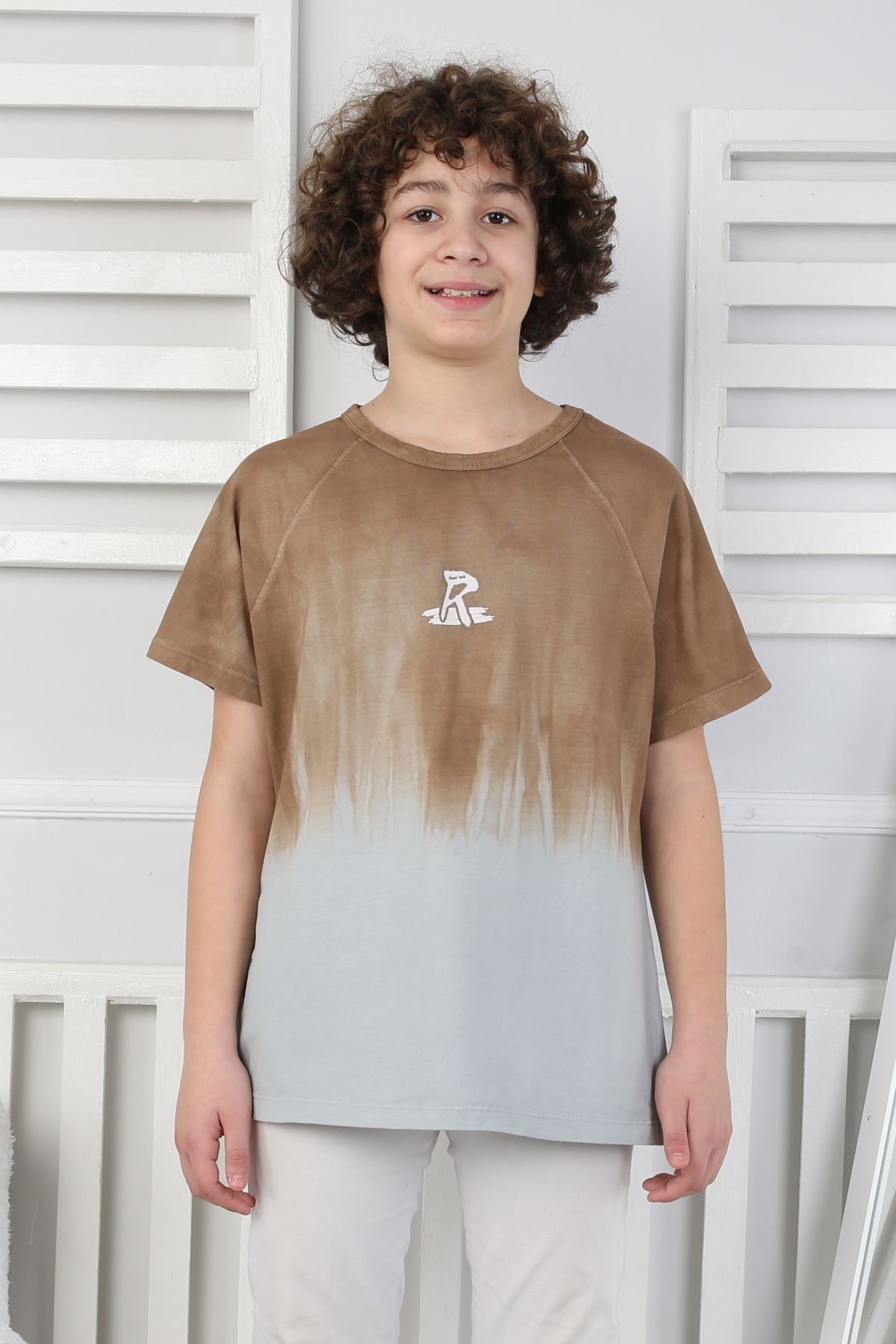 GARSON KOMPAK YIKAMALI TSHIRT – KAHVE