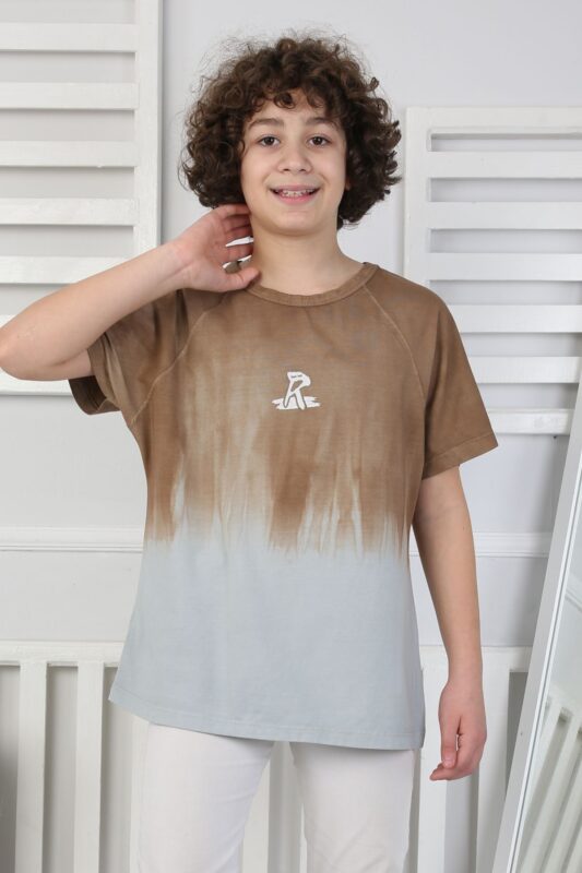 GARSON KOMPAK YIKAMALI TSHIRT - KAHVE