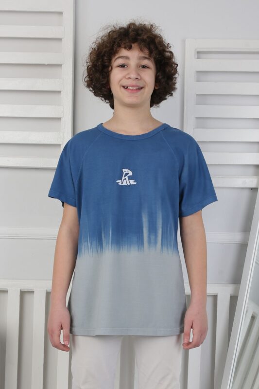 GARSON KOMPAK YIKAMALI TSHIRT - LACİVERT