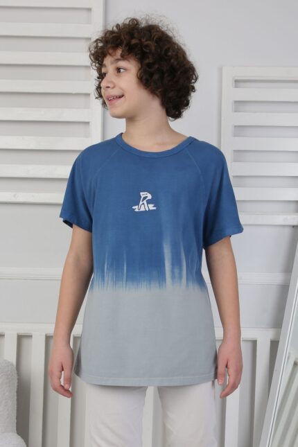 GARSON KOMPAK YIKAMALI TSHIRT - LACİVERT