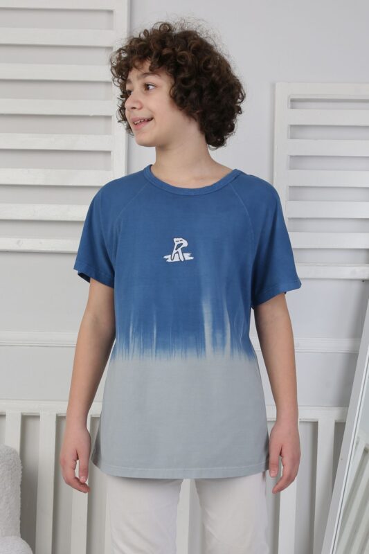 GARSON KOMPAK YIKAMALI TSHIRT - LACİVERT