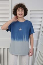 GARSON KOMPAK YIKAMALI TSHIRT - LACİVERT