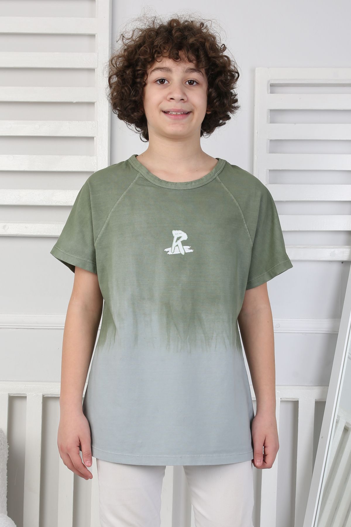 GARSON KOMPAK YIKAMALI TSHIRT – YEŞİL