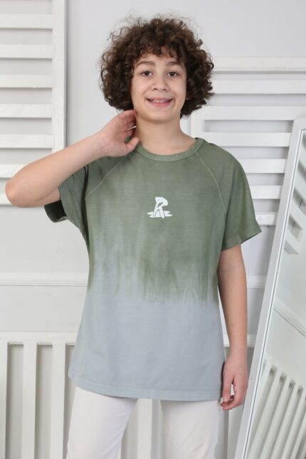 GARSON KOMPAK YIKAMALI TSHIRT - YEŞİL