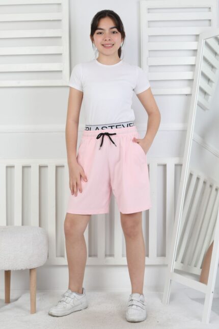 GARSON SHORT - PEMBE