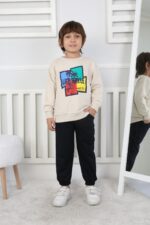 İKİ İP BEBE TAKIM 241425 - BEJ