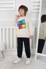 İKİ İP BEBE TAKIM 241425 - BEJ