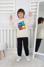 İKİ İP BEBE TAKIM 241425 - BEJ