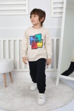 İKİ İP BEBE TAKIM 241425 - BEJ