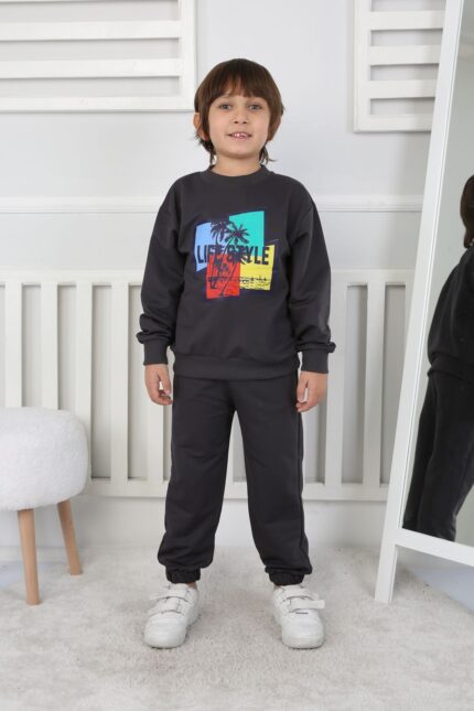 İKİ İP BEBE TAKIM 241425 - FÜME
