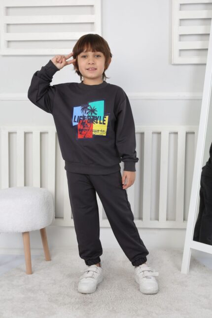 İKİ İP BEBE TAKIM 241425 - FÜME