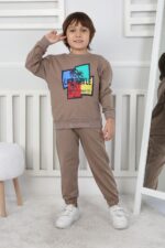 İKİ İP BEBE TAKIM 241425 - KAHVE