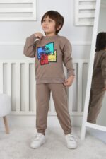 İKİ İP BEBE TAKIM 241425 - KAHVE