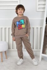 İKİ İP BEBE TAKIM 241425 - KAHVE