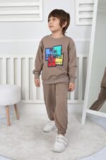 İKİ İP BEBE TAKIM 241425 - KAHVE