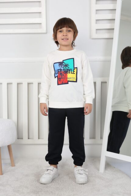 İKİ İP BEBE TAKIM 241425 - KREM