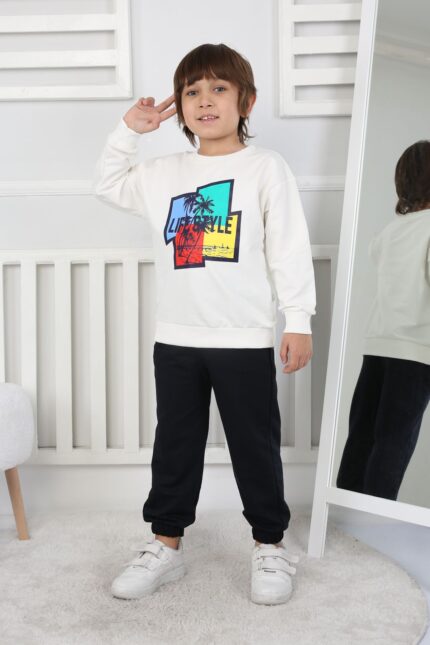 İKİ İP BEBE TAKIM 241425 - KREM