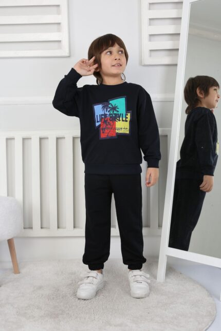 İKİ İP BEBE TAKIM 241425 - LACİVERT